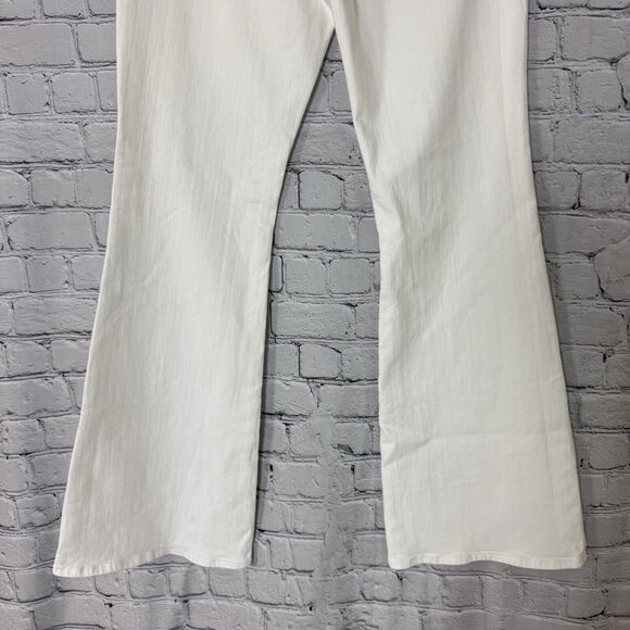 J. Crew White Flare Wide Leg Jeans - Picture 10 of 16